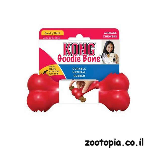 משחק לכלב קונג עצם גומי אדום  Kong S 2