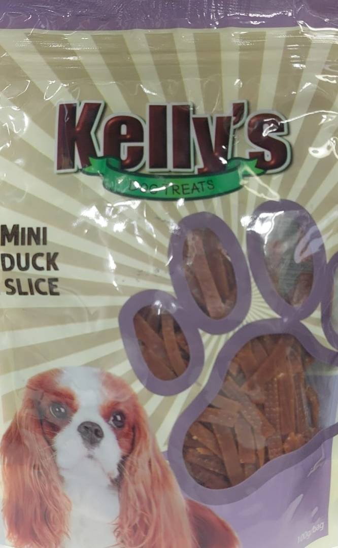 חטיף Kelly's  מיני רצועות ברווז חתוכות 100 גרם
