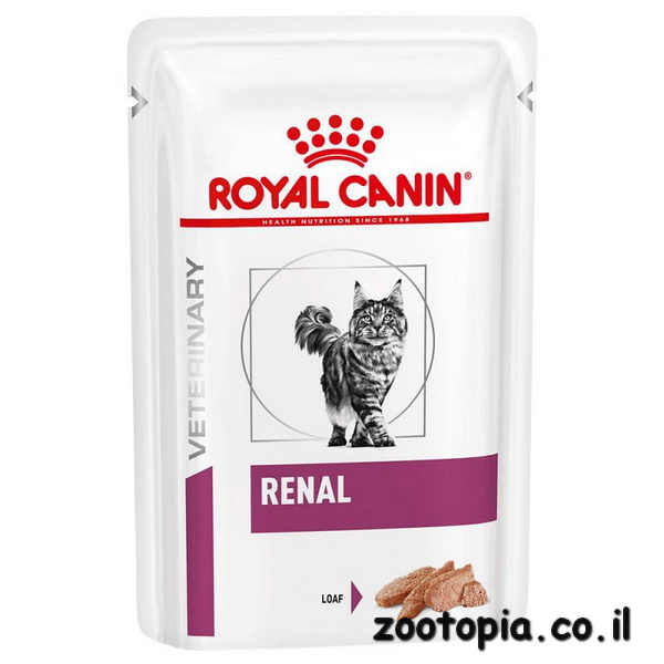 royal canin renal  שימור לחתולים רנל - 85 גרם