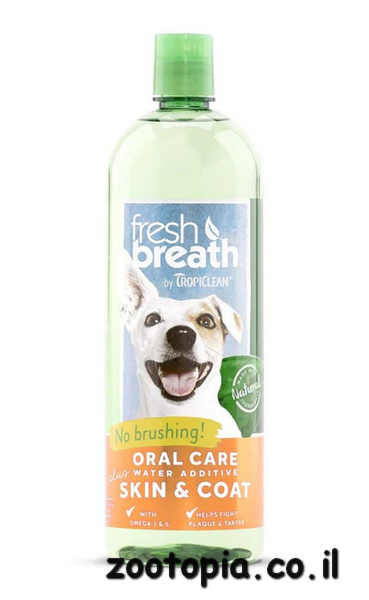 fresh breath מי פה + לטיפוח עור ופרווה - 1 ליטר