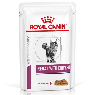 royal canin renal with chicken שימור לחתולים רנל - 85 גרם