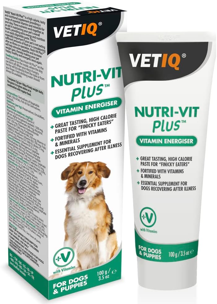 vetiq ויטמינים ומינרלים לכלבים ולגורים במשחה - 100 גרם