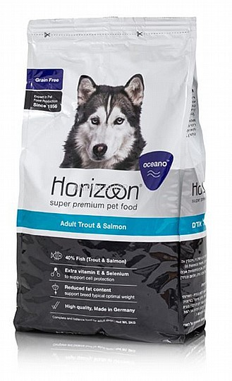 horizon salamon הוריזון מזון יבש לכלב סלמון - 10.8 ק"ג