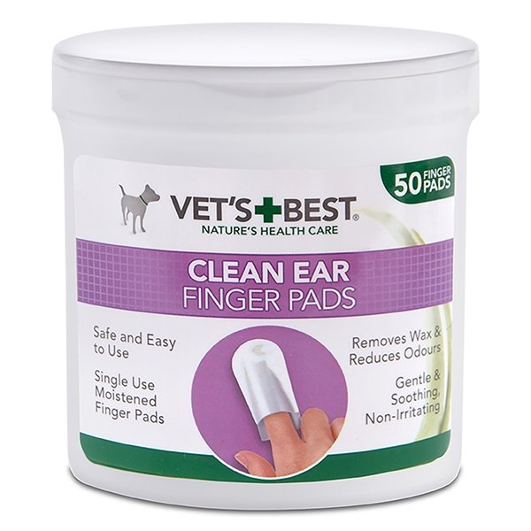 Vet's Best אצבעון לניקוי אוזניים 50 יחידות